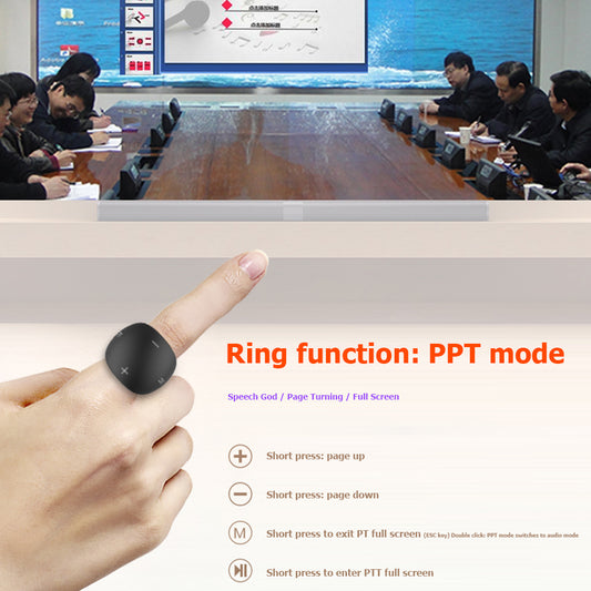 Wearable Finger Ring Bluetooth 5.0 Remote Control Smart Wireless Controller