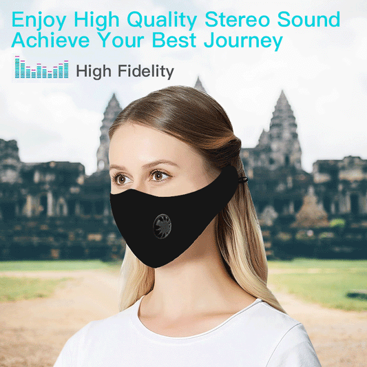 Wireless Bluetooth Mask Outdoor Dustproof Removable Cleaning Bluetooth Music Earphone Mask