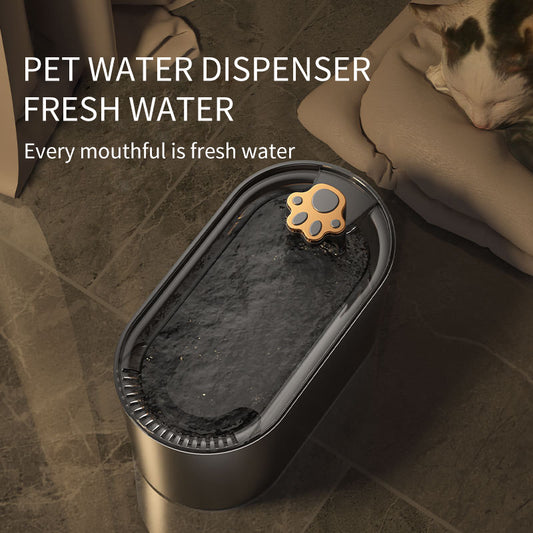 3L Cat Water Fountain Filter Automatic Drinker For Dogs Cats Pet Water Dispenser Ultra-Quiet Water Dispenser With LED Light Pet Products